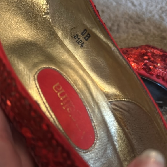 Vintage Ruby Sequent Heels - Picture 3 of 4